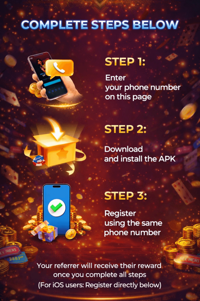 Come Game app guide screen